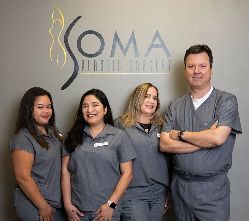 Dr. Papanicolaou and his staff at Soma Plastic Surgery in Orlando & Lake Mary Florida